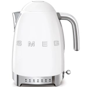 Smeg Retro Serisi Beyaz Isı Ayarlı Kettle