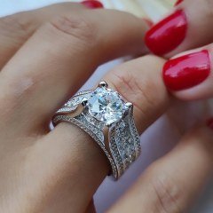 SWAROVSKİ TAŞLI İTHAL TASARIM YÜZK