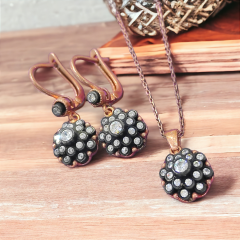 Elmas Montur, Altın kaplamalı Gümüş Set