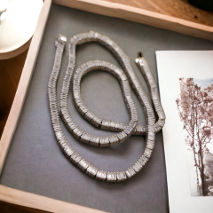 Bagety Swarovski Taşlı, İthal Altın kaplamalı Gümüş Suyolu Kolye