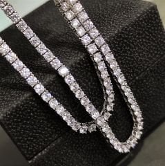 Swarovski Taş, Altın Kaplamalı Suyolu Kolye