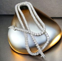 Swarovski Taşlı,3 MM mm Altın kaplamalı,Kararmayan Gümüş suyolu Kolye