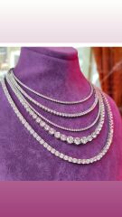 Swarovski Taşlı 5 mm.Altin kaplamalı İthal Suyolu Gümüş  Kolye