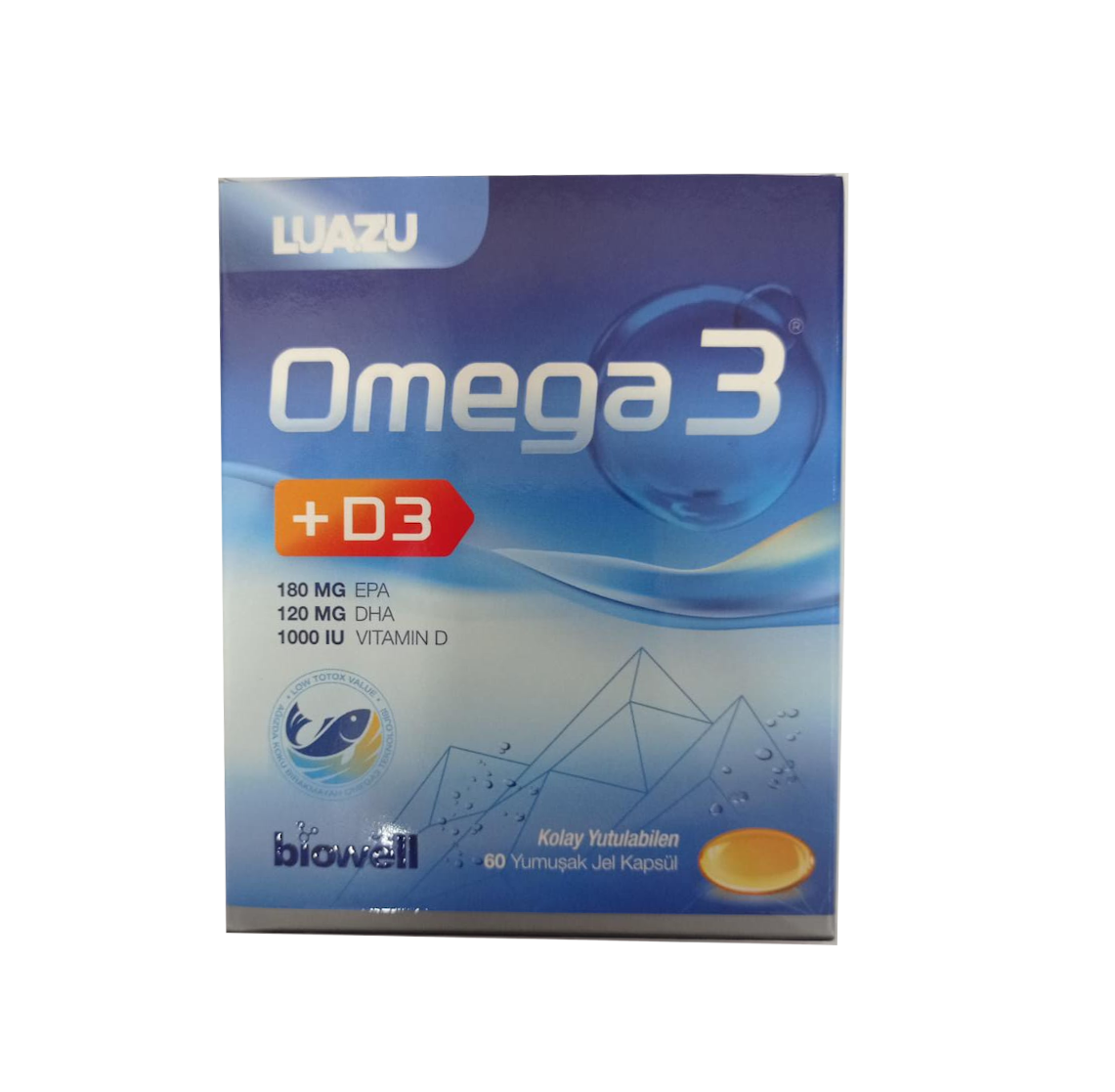 Biowell Luazu Omega 3 + D3