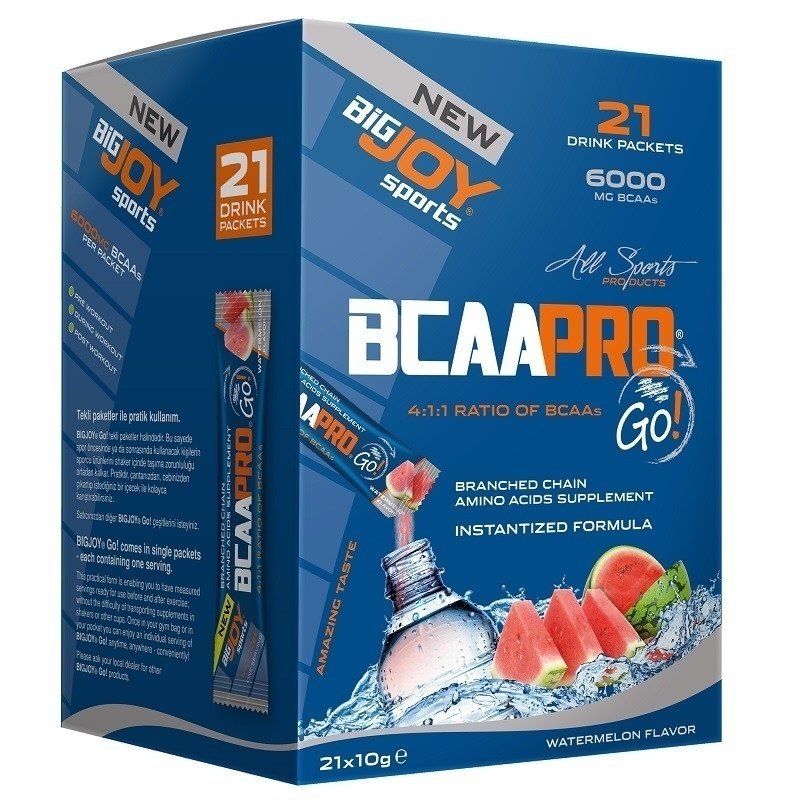 Big Joy Bcaa Pro Go! 21 Drink Packets