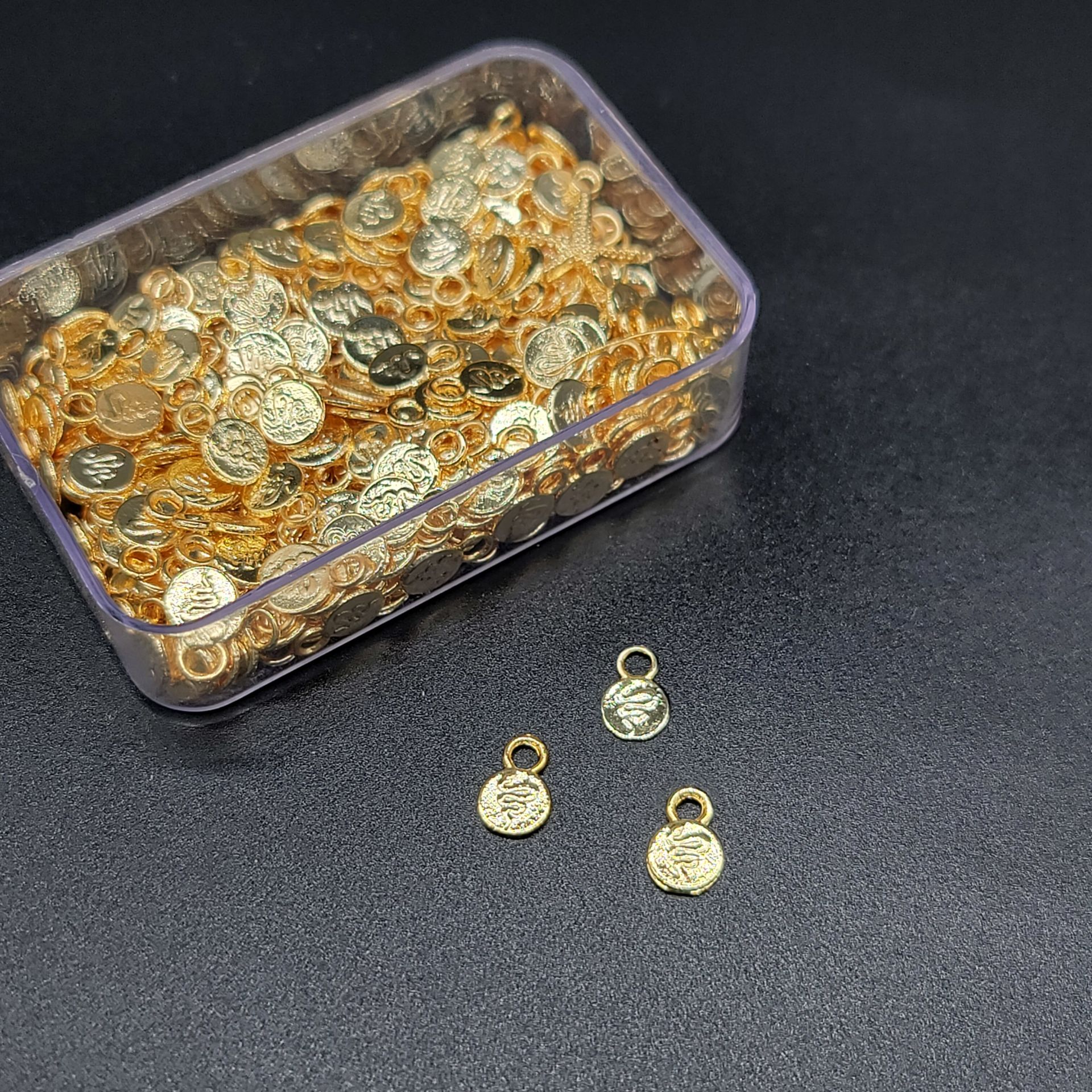 METAL UÇ GOLD KAPLAMA 1 ADET