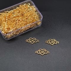 METAL UÇ GOLD KAPLAMA 1 ADET