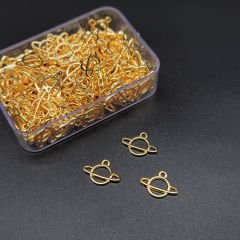 METAL UÇ GOLD KAPLAMA 1 ADET
