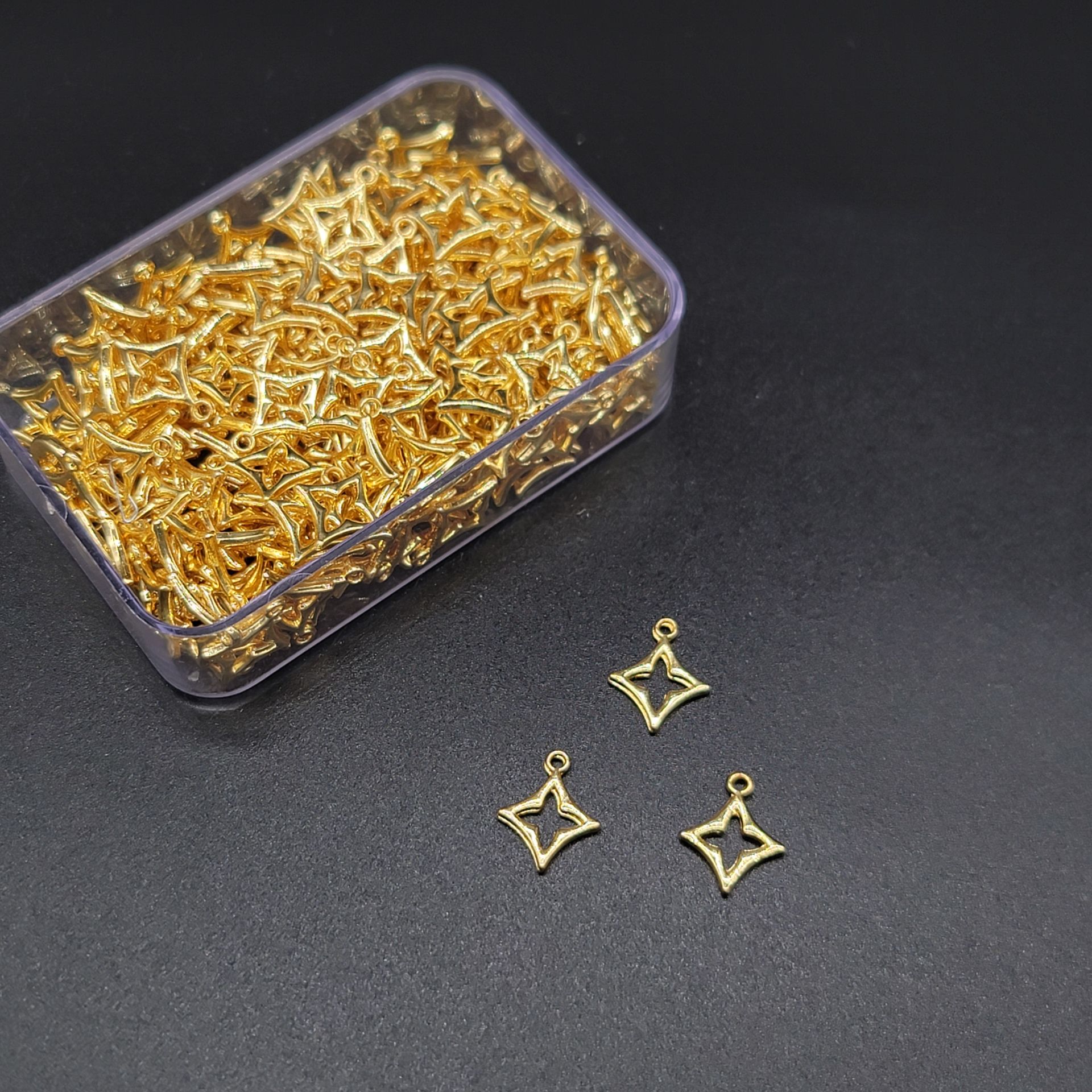 METAL UÇ GOLD KAPLAMA 1 ADET
