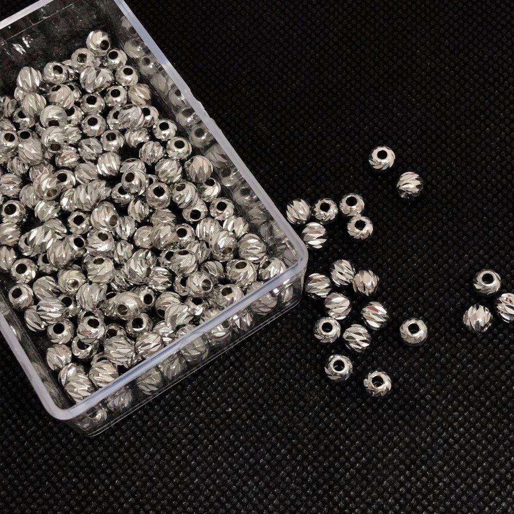 6mm Gümüş Renk Dorika 10gr 18 Adet