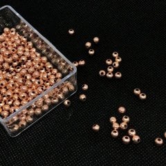 4mm Rose Renk Metal Top 10gr 100 Adet