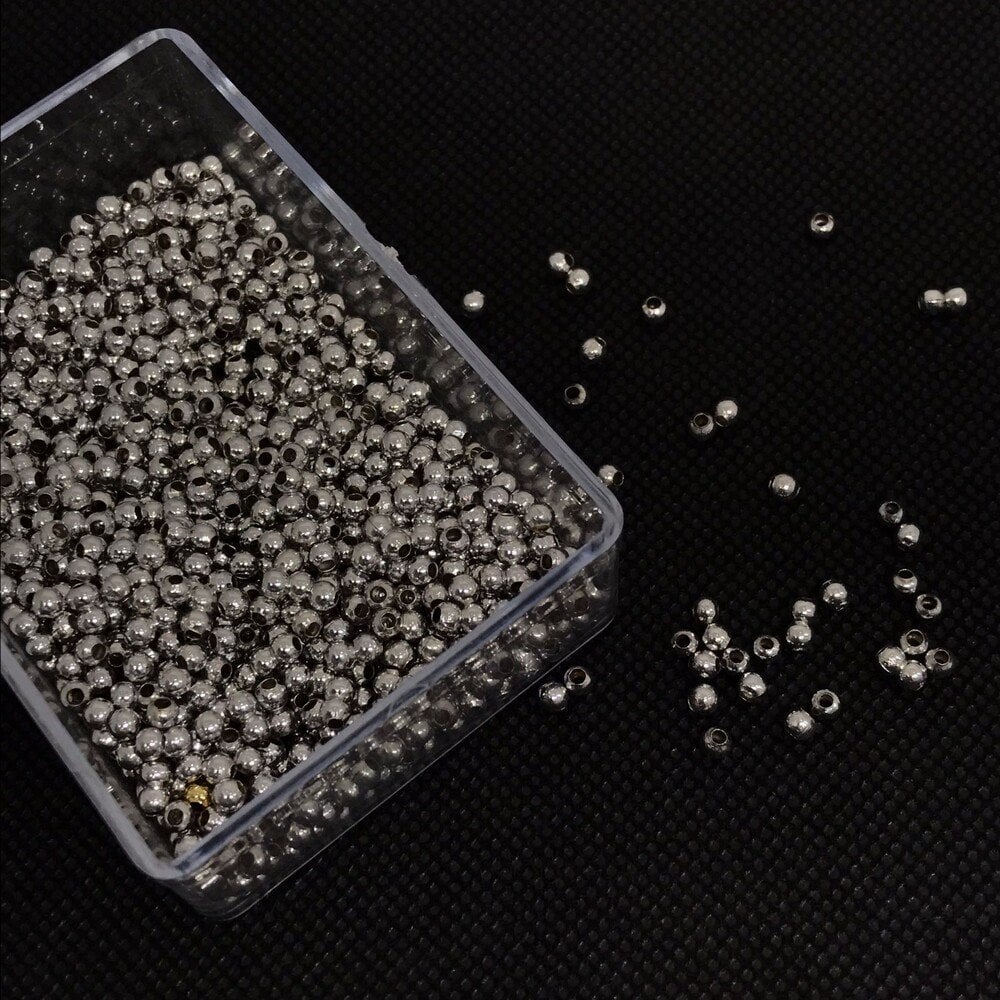 3mm Gümüş Renk Metal Top 10gr 190 Adet