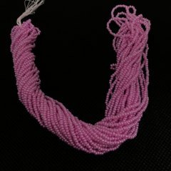 Açık Pembe İpe Dizili Kum Boncuk Preciosa 0,11