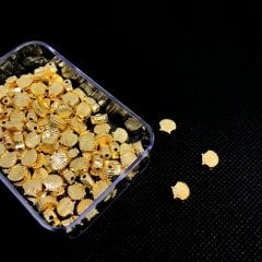 İstiridye Metal Gold Kaplama 15 Adet