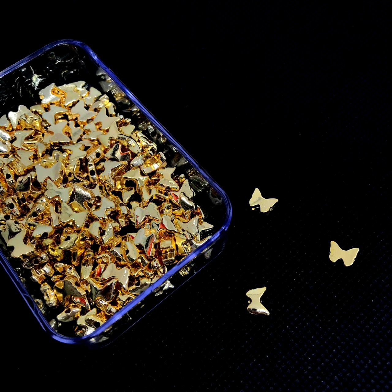 Kelebek Metal Gold Kaplama 15 Adet