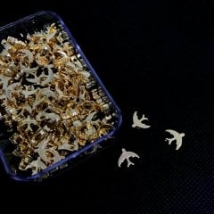 Uçak Metal Gold Kaplama 15 Adet