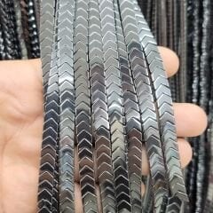 Hematit Taşı Dizide 80 Adet 40CM