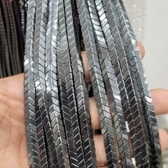 Hematit Taşı Dizide 88 Adet 40CM
