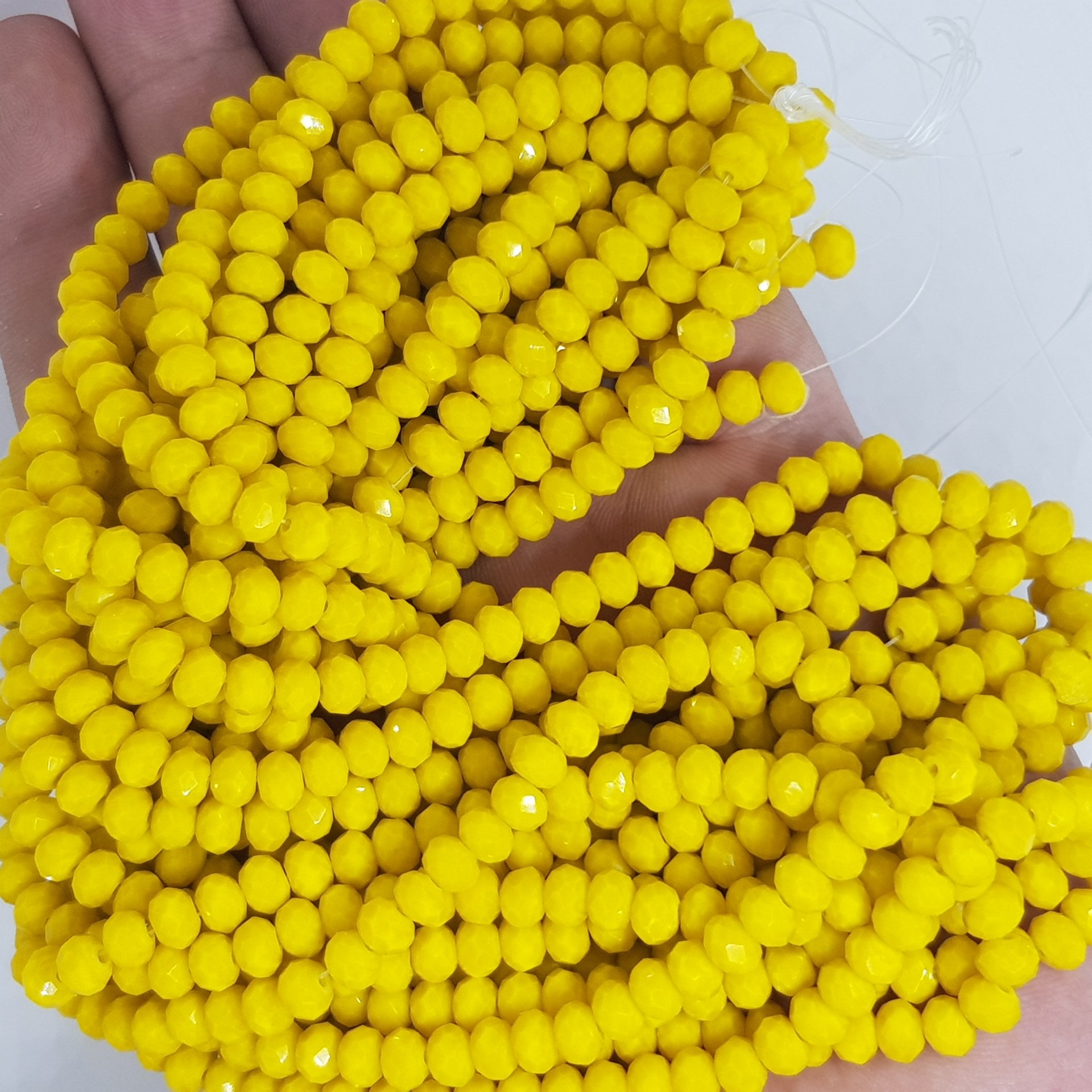 6MM BASIK KRİSTAL SARI