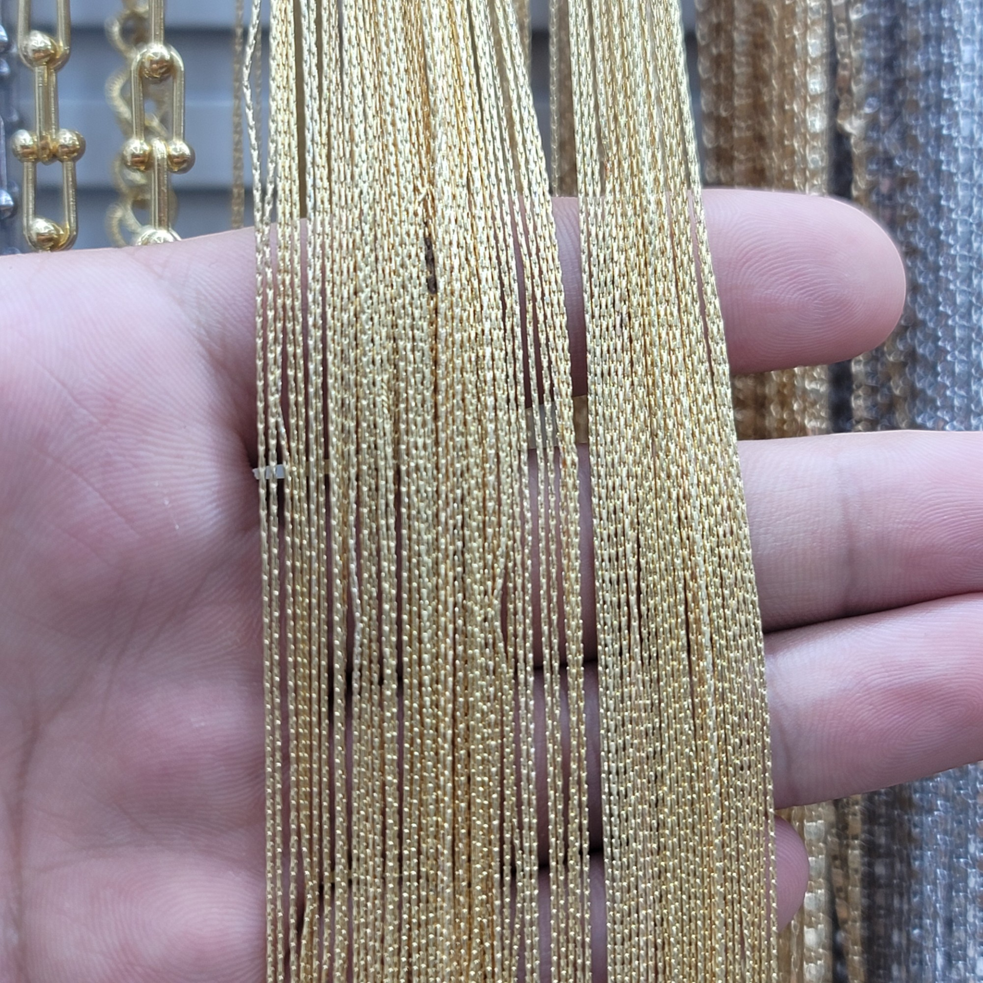 KOBRA ZİNCİR 1MT GOLD