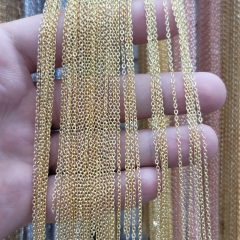 SF235 INCE ZINCIR 1MT GOLD