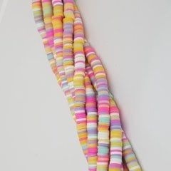 Fimo Boncuk 6mm Karışık