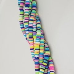 Fimo Boncuk 6mm Karışık