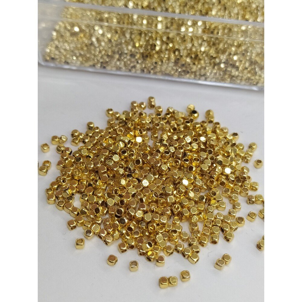 Metal Küp 2.5MM Gold 10gr 150 Adet