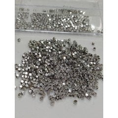 Metal Küp 2.5MM Gümüş 10gr 150 Adet