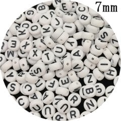 Yassı Harf Boncuk 50gr 370 Adet