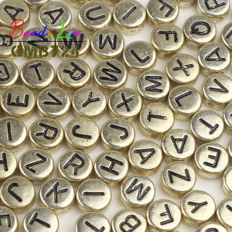 Yassı Harf Boncuk 50gr 370 Adet