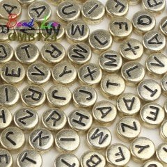Yassı Harf Boncuk 50gr 370 Adet