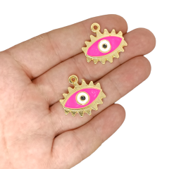PEMBE MİNELİ KİRPİKLİ GÖZ