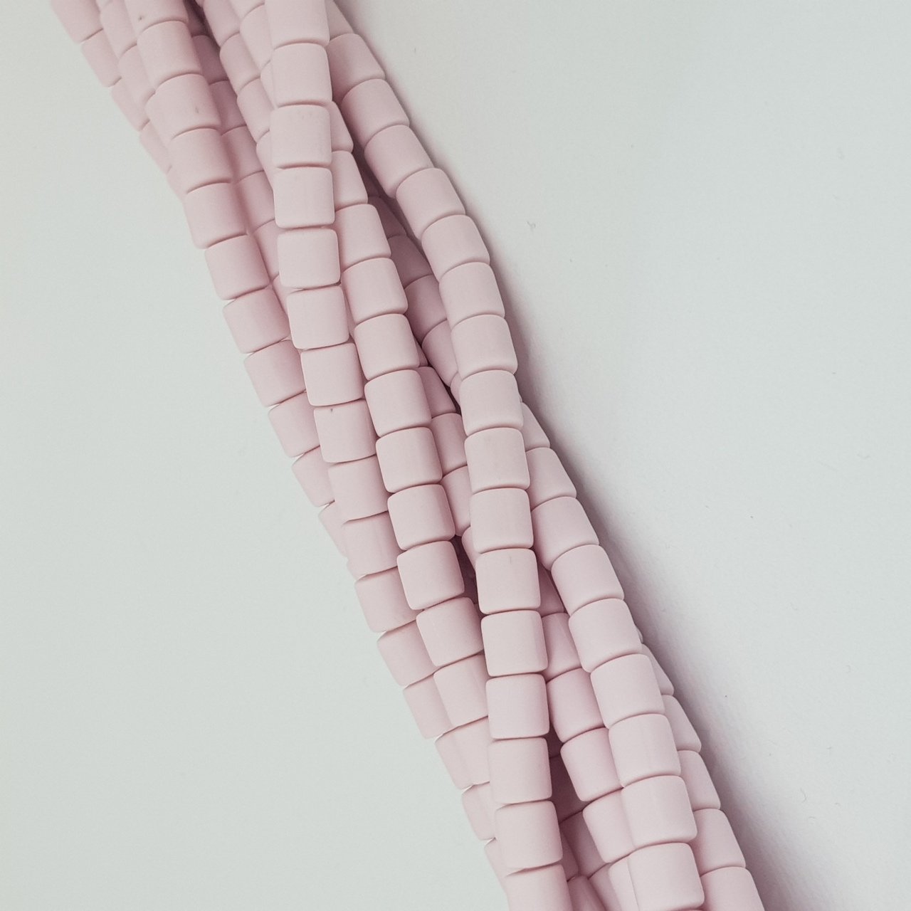 Lino Boncuk Toz Pembe