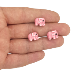 Fil Seramik Figür Pembe