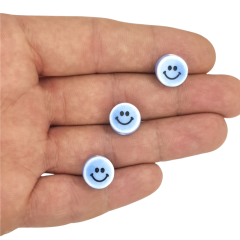 Emoji Seramik Figür Açık Mavi
