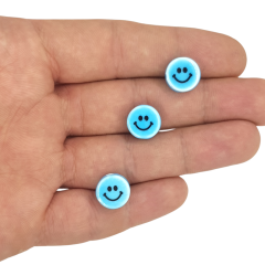 Emoji Seramik Figür Mavi