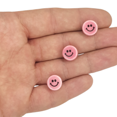 Emoji Seramik Figür Pembe