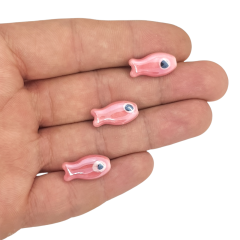 Balık Seramik Figür Pembe