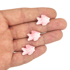 Balık Seramik Figür Açık Pembe