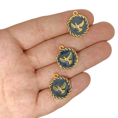 Siyah Mineli Kanarya Gold Kaplama