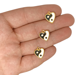 Siyah Mineli YingYang Gold Kap.