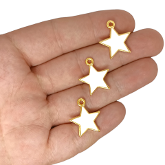 Beyaz Mineli Büyük Yıldız Gold Kap.