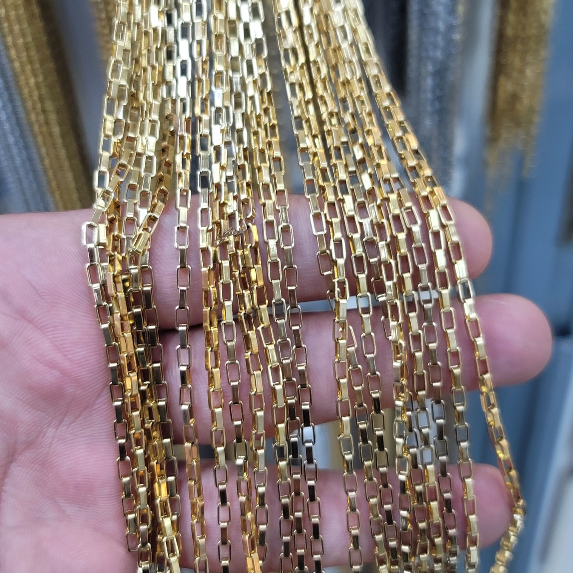 Çelik 2mm Küp Zincir 1 Metre