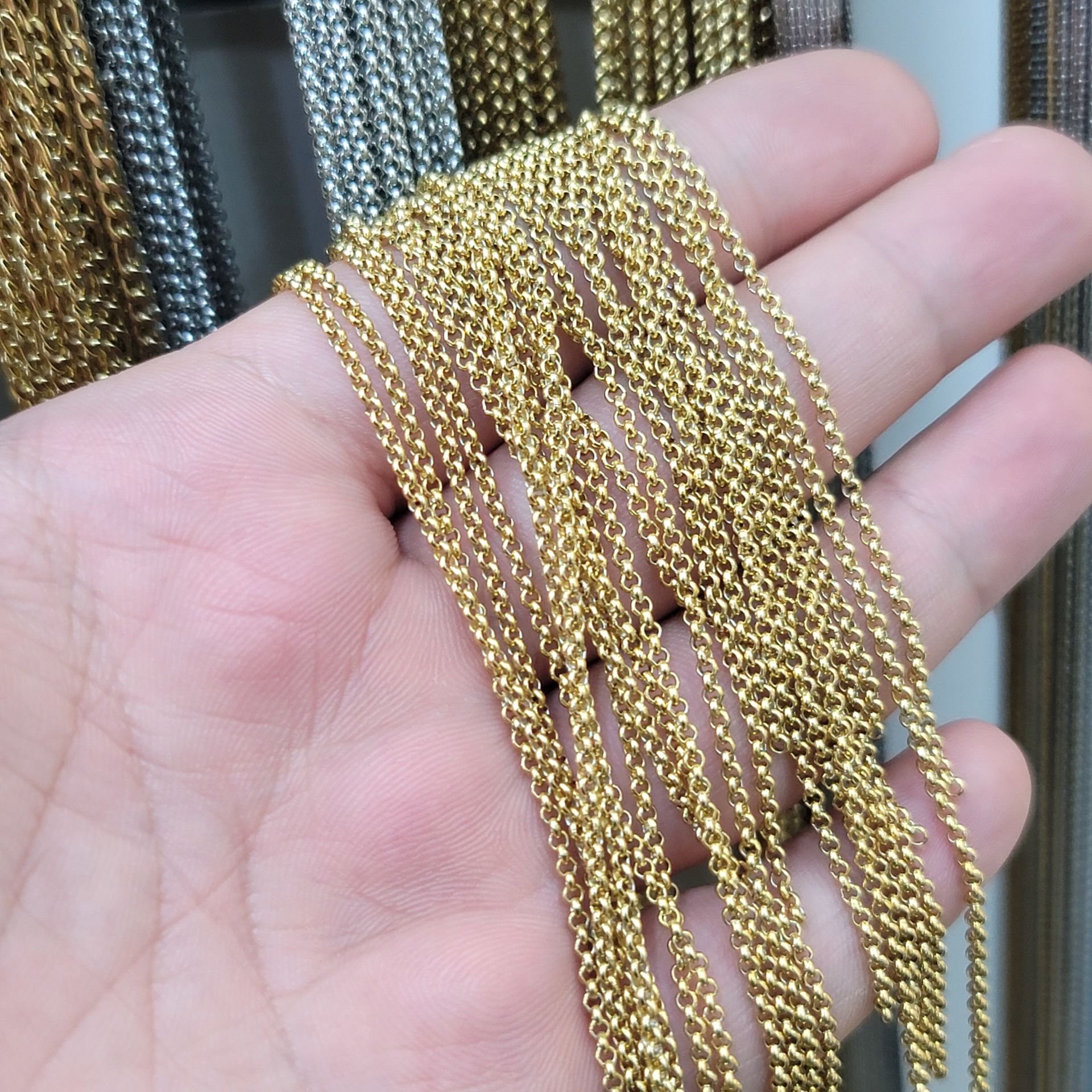 Çelik 2mm Doc Zincir 1 Metre