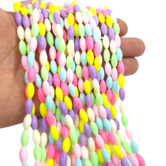 Plastik Renkli Boncuk Dizide 48 Adet