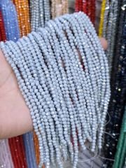 4MM BASIK MAT KRİSTAL DİZİDE 125-140 ADET GRİ