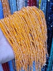 4MM BASIK MAT KRİSTAL DİZİDE 125-140 ADET TURUNCU