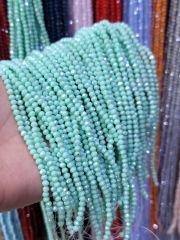 4MM BASIK MAT KRİSTAL DİZİDE 125-140 ADET YEŞİL