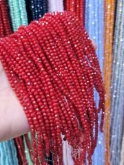 4MM BASIK MAT KRİSTAL DİZİDE 125-140 ADET BORDO